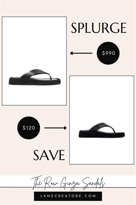 dupe for the row sandals